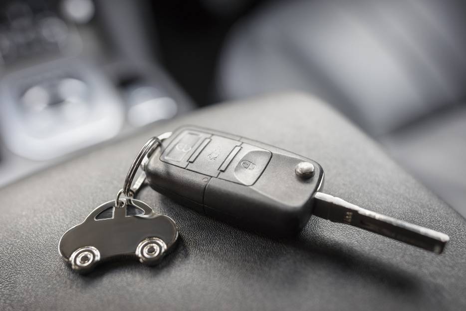 llave con chip para automóvil