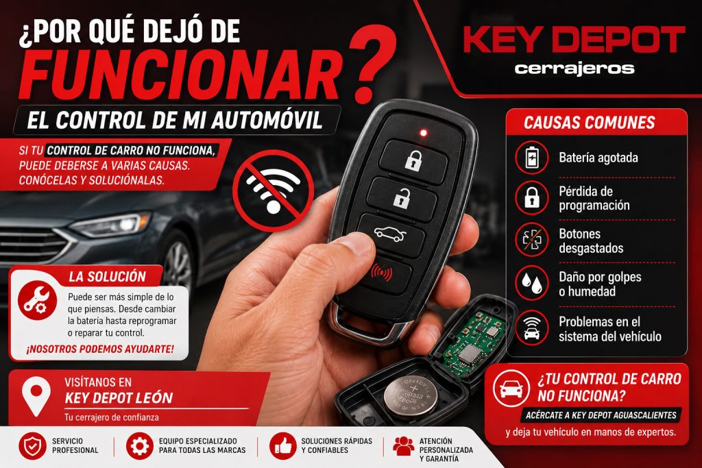 Dejó de Funcionar el Control de Mi Automóvil
